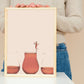 Fill up the glasses poster - Plakatbar.no