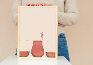 Fill up the glasses poster - Plakatbar.no