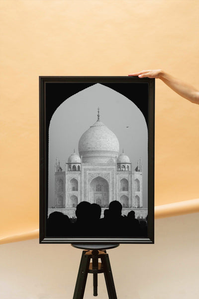 First sight of the Taj Mahal - Plakatbar.no