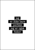 Fisker - Jeg er ikke bare perfekt Plakat - Plakatbar.no