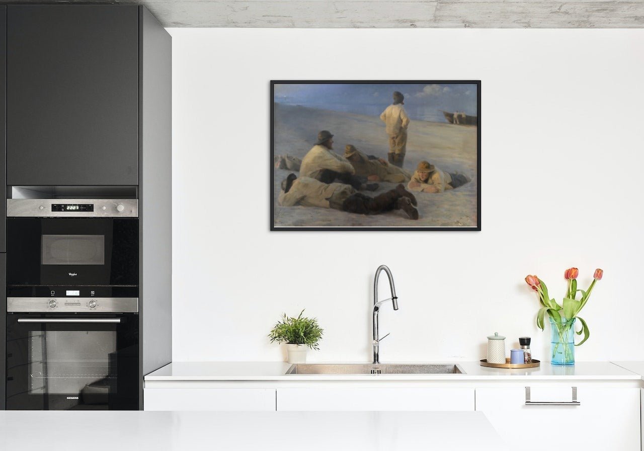 Fiskere på Skagens strand - Peder Severin Krøyer - plakat eller lerret - Plakatbar.no