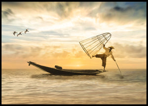 Fiskeren poster - Plakatbar.no