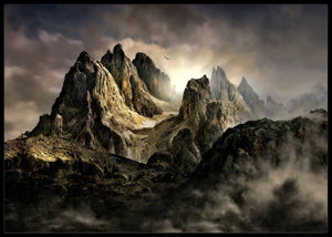 Fjell landskap poster - Plakatbar.no