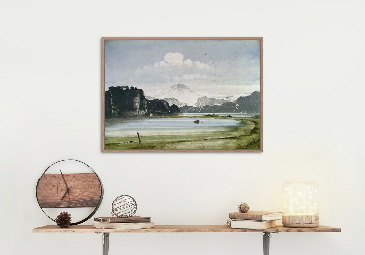 Fjordlandskap, Peder Balke - Poster - Plakatbar.no