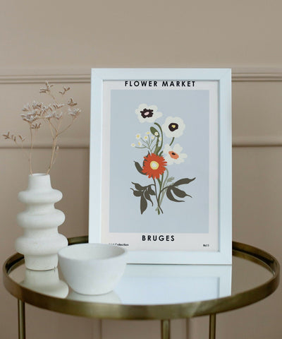 Flower Market Bruges - poster - Plakatbar.no