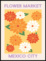 Flower Market Mexico City Plakat - Plakatbar.no