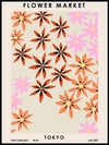 Flower Market Tokyo Plakat eller Lerret - Plakatbar.no