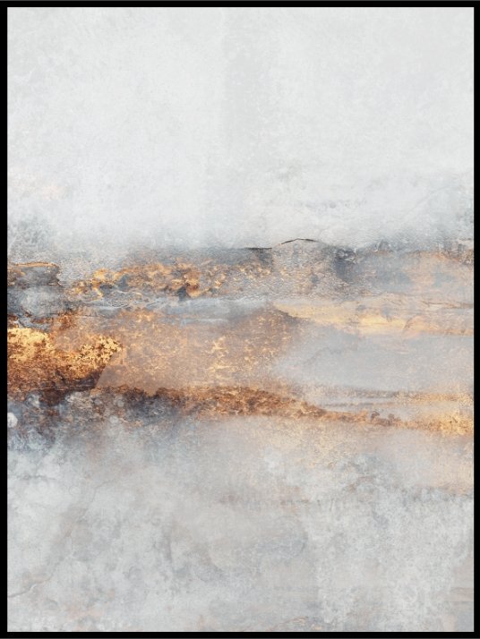 Fog Abstract Plakat eller Lerret - Plakatbar.no