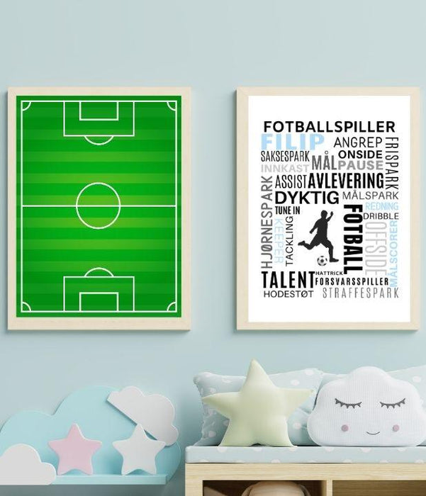 Fotballbane - plakat - Plakatbar.no