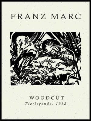 Franz Marc - Tierlegende - Plakat - Plakatbar.no