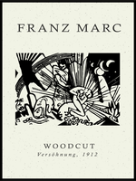 Franz Marc Woodcut Poster - Plakatbar.no