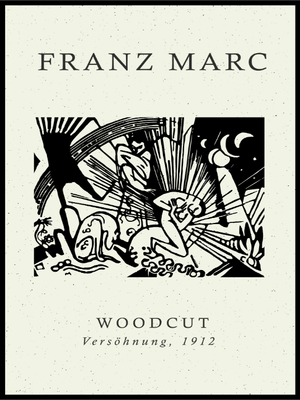 Franz Marc Woodcut Poster - Plakatbar.no