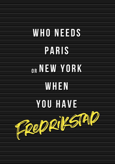 Fredrikstad - Byplakat - Plakatbar.no