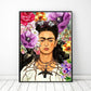 Frida Kahlo - Flower Poster - Plakatbar.no