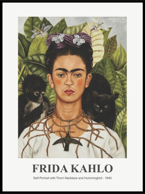 Frida Kahlo - Self Portrait Art Poster
