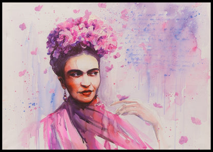 Frida Kahlo - Ung meksikansk kvinne Poster - Plakatbar.no