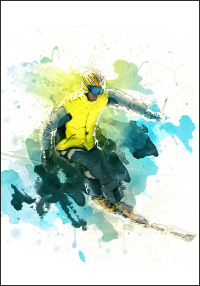 Frikjøring Alpint poster - Plakatbar.no