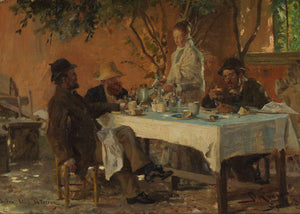 Frokost i Sora - Peder Severin Krøyer - plakat eller lerret - Plakatbar.no