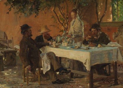 Frokost i Sora - Peder Severin Krøyer - plakat eller lerret - Plakatbar.no