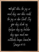 Frykt ikke - Kristen veggkunst - Plakatbar.no