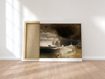 Fyr på den norske kyst - Peder Balke - Plakatbar.no