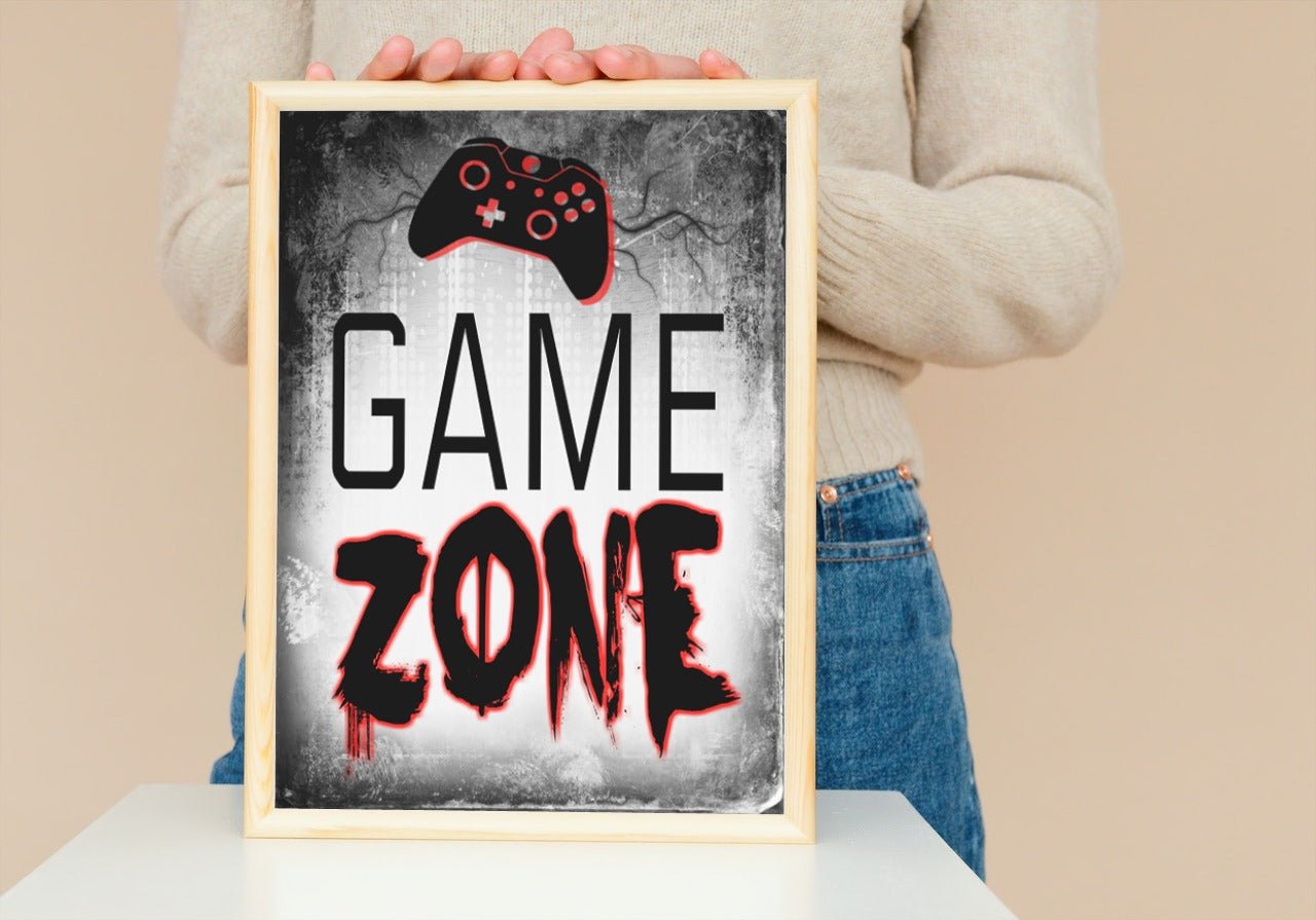 Game Zone - Plakat - Plakatbar.no