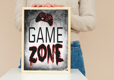 Game Zone - Plakat - Plakatbar.no