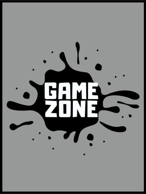 Gamezone - Grå gamingplakat - Plakatbar.no
