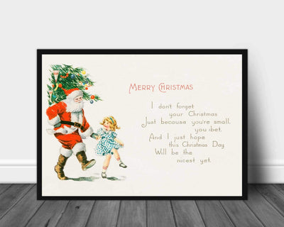 Gammeldags juleplakat 01 - Plakatbar.no