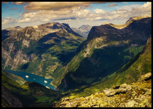 Geirangerfjorden fra Dalsnibba - Plakat - Plakatbar.no