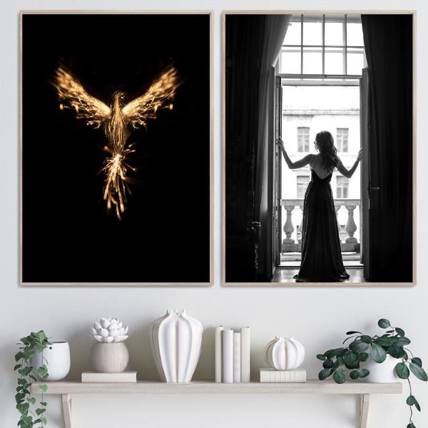 Girl In Window Poster - Plakatbar.no