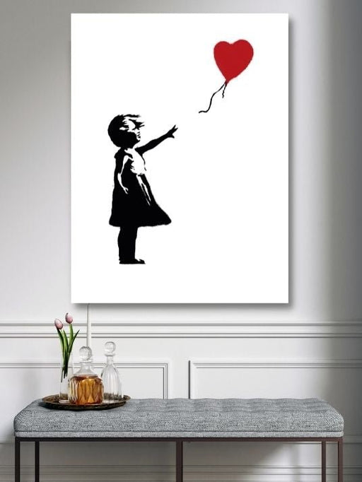 Girl Red Balloon - Banksy - Plakatbar.no