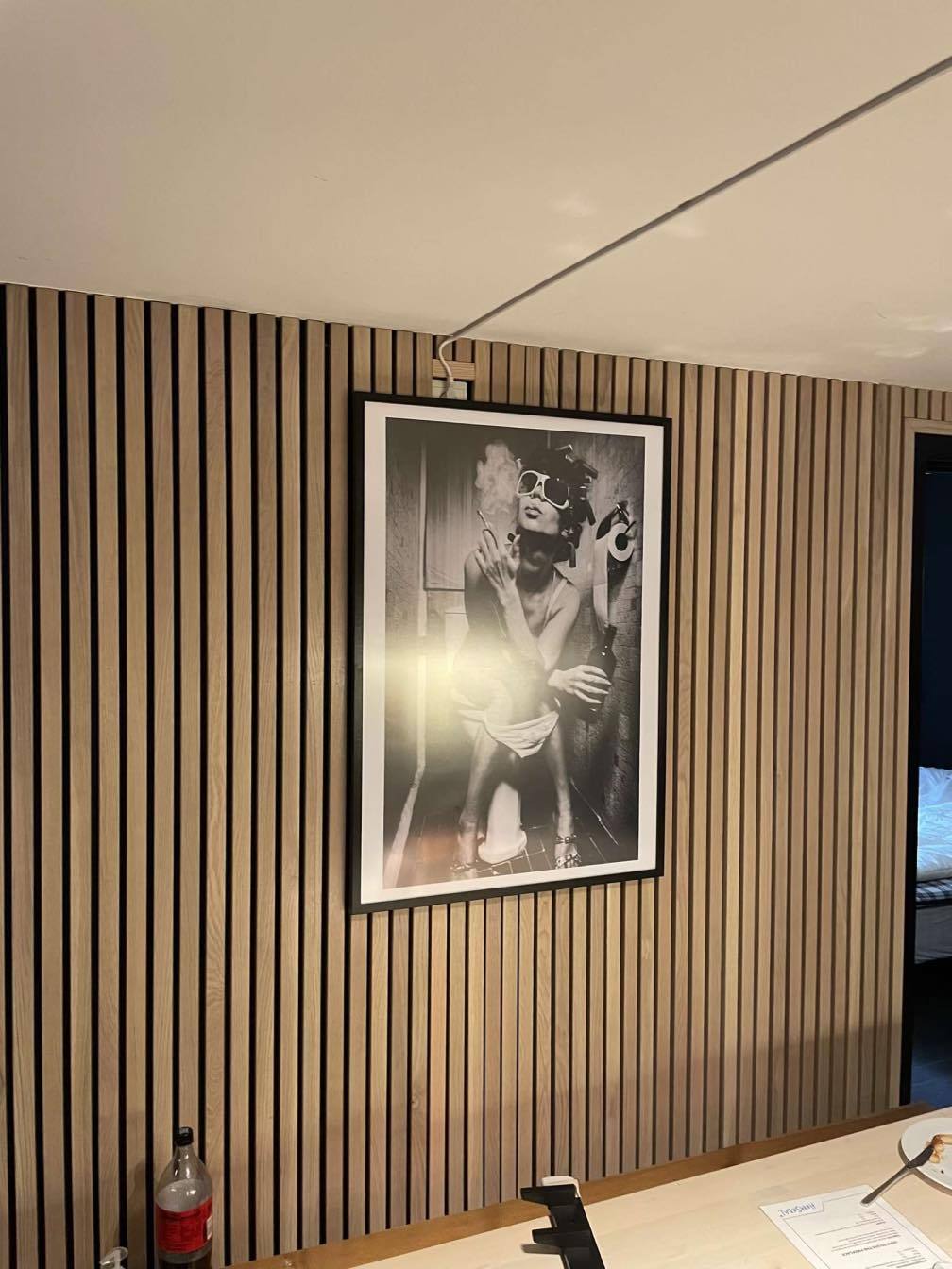 Girl Smoking In Toilet Poster - Plakatbar.no