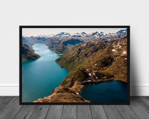 Gjende i Jotunheimen - Plakat - Plakatbar.no