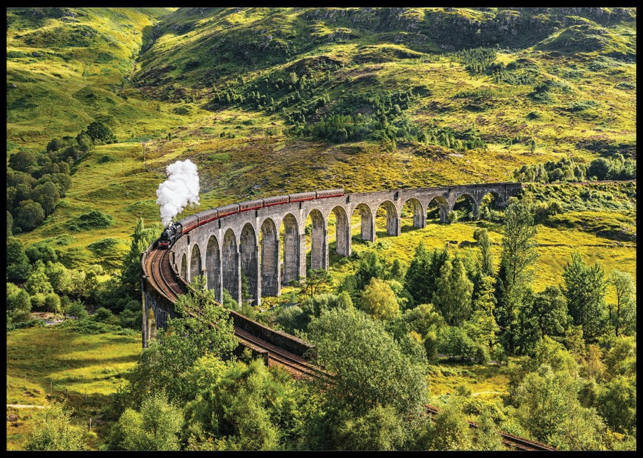 Glenfinnan Viaduct Train Poster