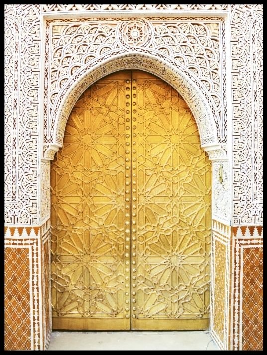 Gold Door - Poster - Plakatbar.no