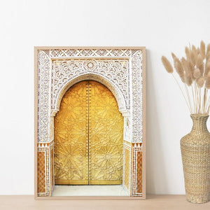 Gold Door - Poster - Plakatbar.no