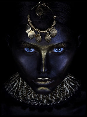Gold of Maya - Black and gold poster - Plakatbar.no