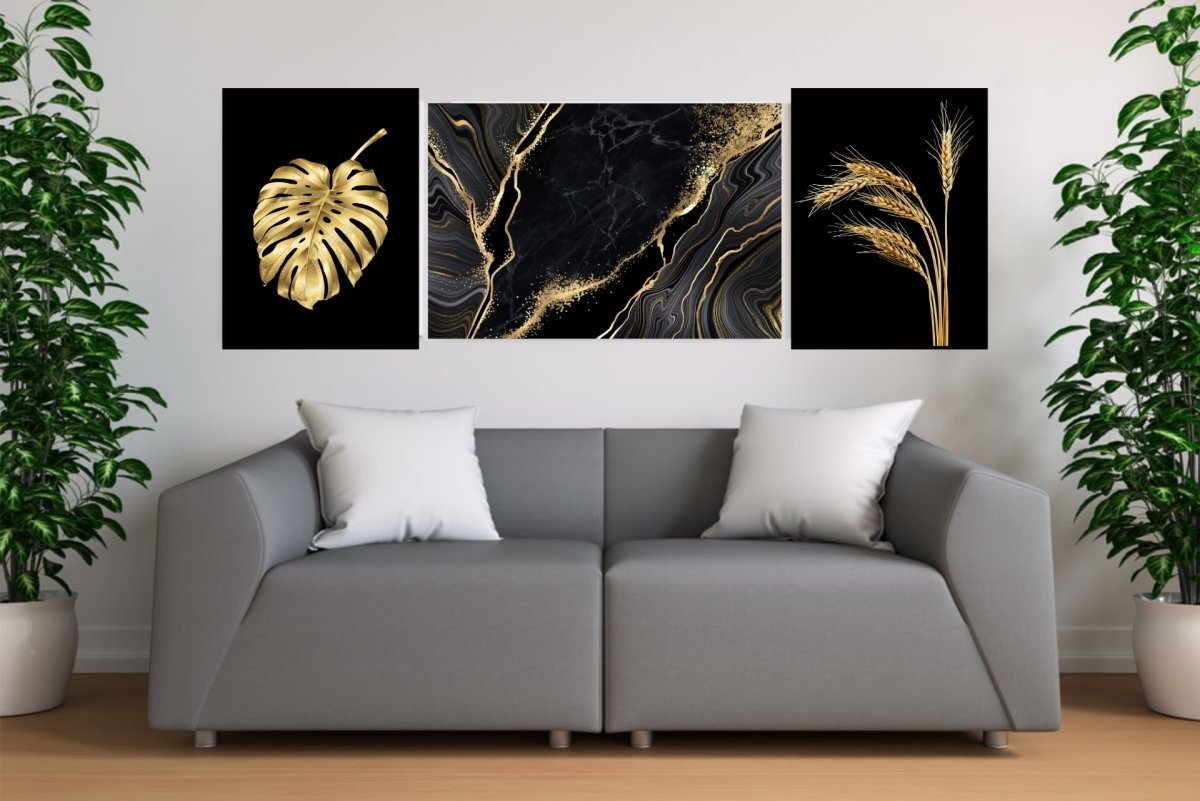 Golden Leaf Plakat - Plakatbar.no