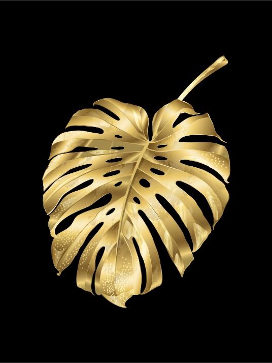 Golden Leaf Poster