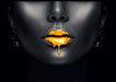 Golden lips - poster - Plakatbar.no