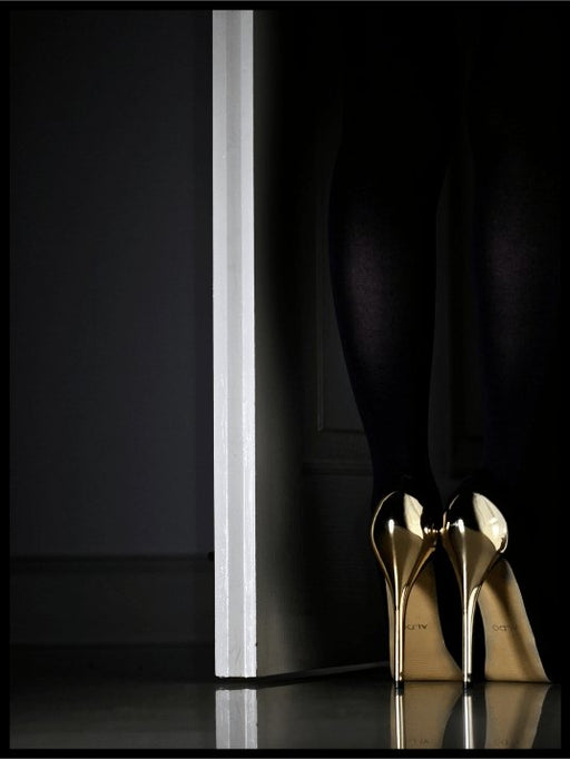 Golden shoes - poster - Plakatbar.no