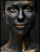 Golden Woman Art Face - poster - Plakatbar.no