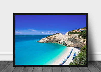 Gresk hav og strand - Poster - Plakatbar.no