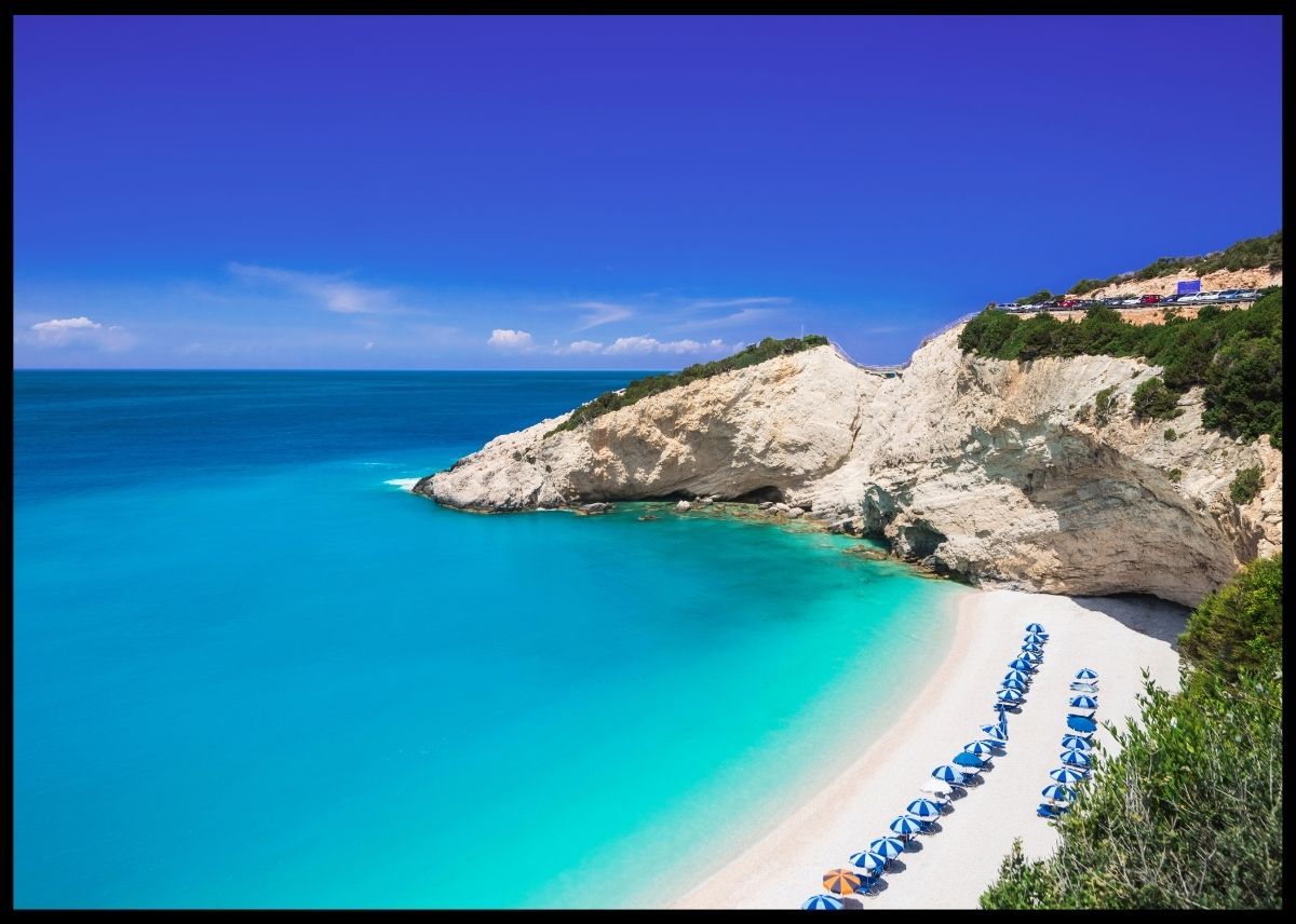 Gresk hav og strand - Poster - Plakatbar.no