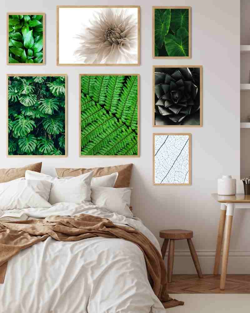 Grønne blader 07 - Botanisk Plakat - Plakatbar.no