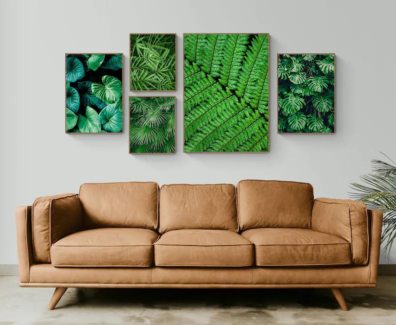 Grønne bregner 03 - Botanisk Plakat - Plakatbar.no