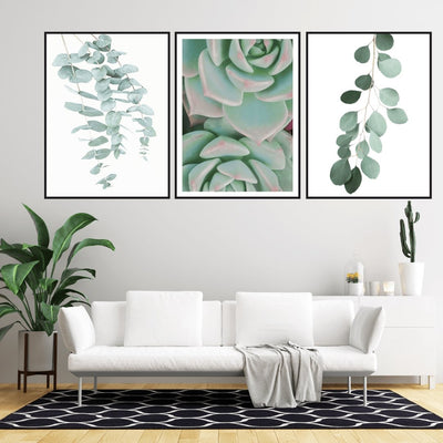 Grønne kaktuser - Botanisk Plakat - Plakatbar.no