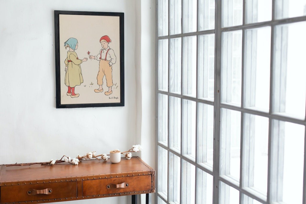 Gutten og piken - Lisbeth Berg plakat - Plakatbar.no