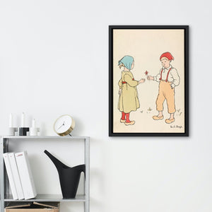 Gutten og piken - Lisbeth Berg plakat - Plakatbar.no